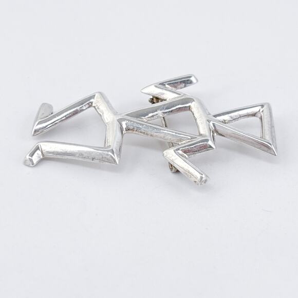 Vintage Native American Navajo Sterling Silver 925 Kachina Pin Brooch - Picture 3 of 7